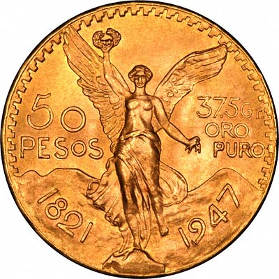 מטבע זהב חמישים פזו